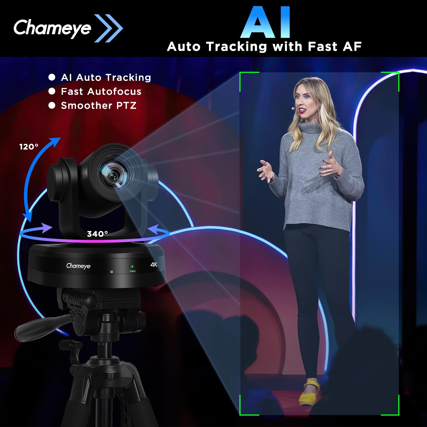 Webカメラ Chameye 4K PTZ Camera Amazon.co.jp: Chameye PTZカメラ 4K 20倍光学ズーム Web会議用 USB3.0